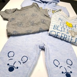 Disney Baby 4 Piece Winnie-the-Pooh Outfit